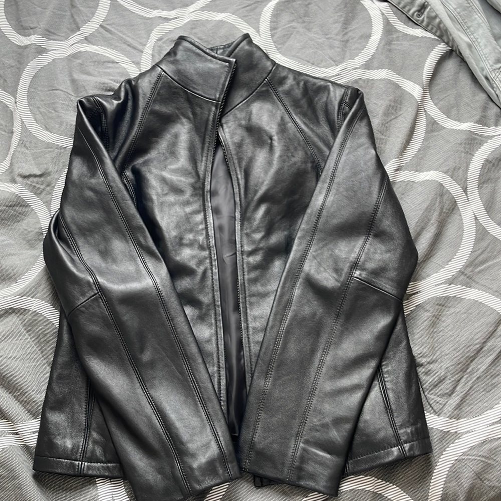 Nine West leather jacket